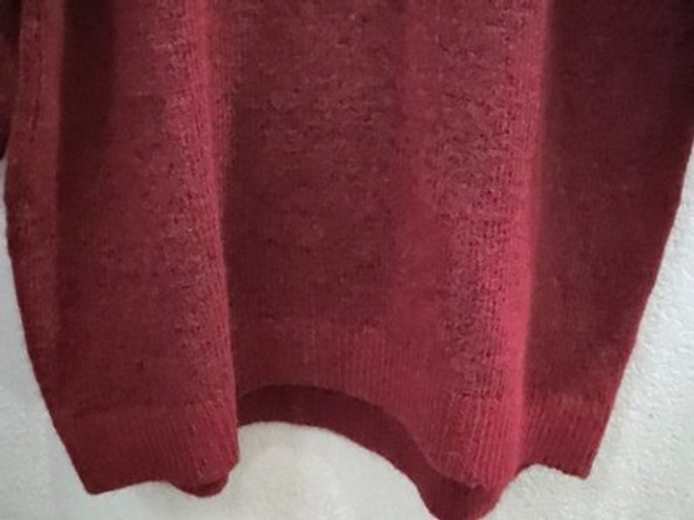 Banana Republic XL Red Marled Sweater Dress Long Sleeve Crewneck NWT $140 - Picture 2 of 13